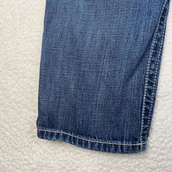 Ariat Denim Jeans Womens 33 Regular Blue Boyfriend Fit Dark Wash Stretch Denim - Picture 16 of 16